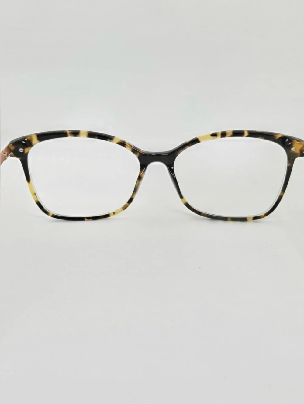 Ashley. Tortoiseshell Rose Gold Metal. Classic Tortoise